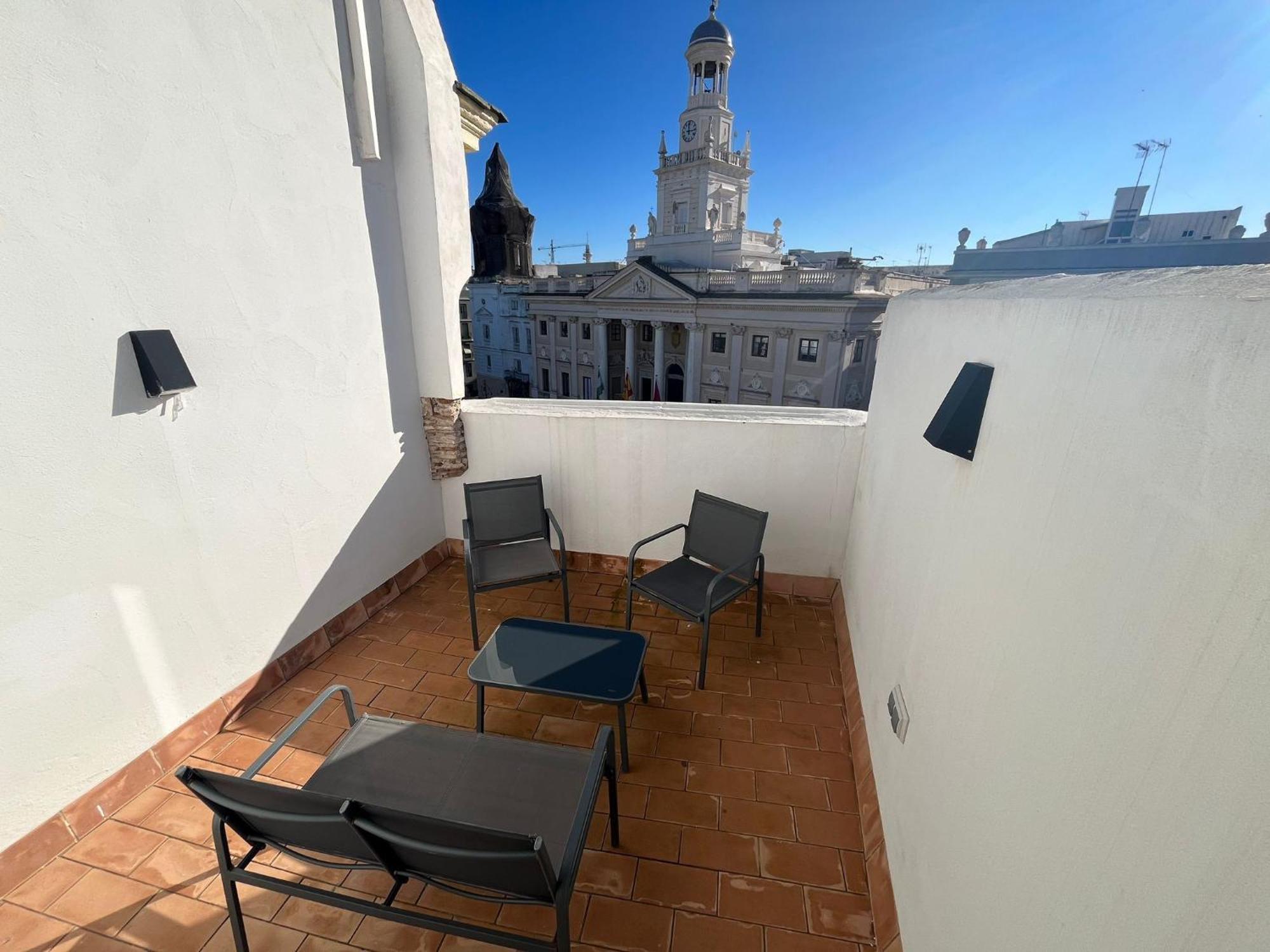 Penthouse La Plaza En Cadiz Centro Grupo Ac Gestion Apartment Exterior photo