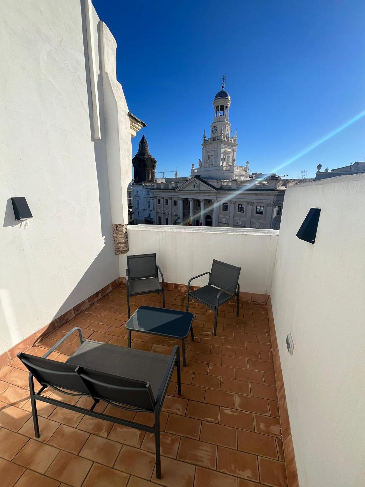 Penthouse La Plaza En Cadiz Centro Grupo Ac Gestion Apartment Exterior photo